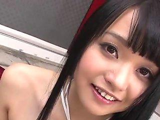 Sex-starved idol Nozomi Aiuchi's beaver filled with fang