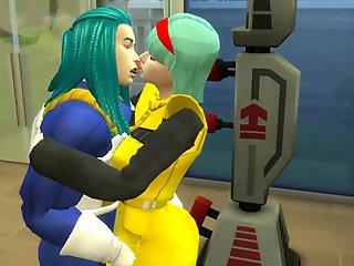 Dragon Ball Parodia Bulma Hermosa Madre Follada por su Hijo Trunsk del Futuro Marido d. Netorare Hentai