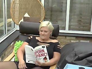 Lusty British grandma railed deep and rough by younger guy