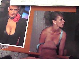 Cocked celebrities cleavage