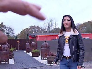 GERMAN SCOUT - THAI TEEN KITTY AUS FLENSBURG BEI ECHTEN STRASSEN CASTING GEFICKT