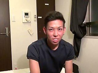 Japanese twink toys cock