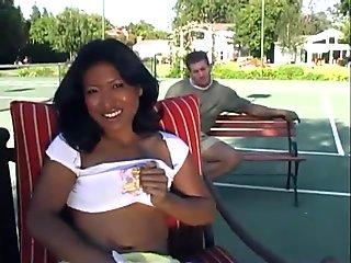 Asian bitch Lyla Lei gets rimmed and fucked