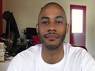 Ebony Dude With Two Latin Cocks In His Mouth