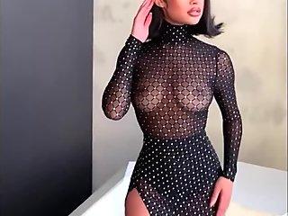 hot women strip teasing in sexy lingerie